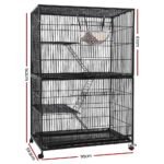 i.Pet Rabbit Cage 142cm Hutch 4 Level Bird Guinea Pig Ferret - Image 2