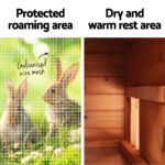i.Pet Chicken Coop Rabbit Hutch 220cm x 44cm x 84cm Large Chicken Coop Run Wooden Outdoor Cage House - Image 9