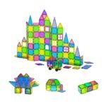 Keezi 100pcs Kids Magnetic Tiles Blocks Building Educational Toys Children Gift - Image 2