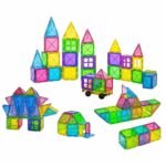 Keezi 120pcs Kids Magnetic Tiles Blocks Building Educational Toys Children Gift - Image 2