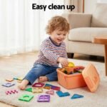 Keezi 120pcs Kids Magnetic Tiles Blocks Building Educational Toys Children Gift - Image 4