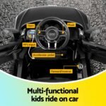 Kids Ride On Car Audi R8 Licensed Sports Electric Toy Cars Black - Image 5