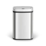 Devanti 50L Sensor Bin Motion Rubbish Automatic Silver - Image 3
