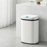 Devanti 50L Sensor Bin Motion Rubbish Automatic White - Image 8