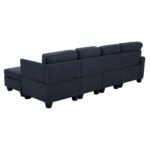 Artiss Modular Sofa Chaise Set 5-seater Dark Grey - Image 7