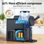 Devanti 2L Slushie Machine Ice Cream Maker Frozen Smoothies Milkshakes Black - Image 5