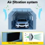 Giantz Inflatable Spray Booth 8.5X4.6M Car Paint Tent Filter System 2 Blowers - Image 5