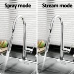 Cefito Kitchen Mixer Tap Pull Out Round 2 Mode Sink Basin Faucet Swivel WELS Chrome - Image 5