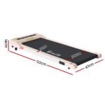 Everfit Treadmill Electric Walking Pad Under Desk Home Gym Fitness 360mm Pink - Image 2