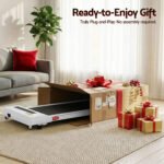 Everfit Treadmill Electric Walking Pad Under Desk Home Gym Fitness 360mm White - Image 9