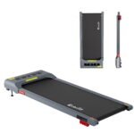 Everfit Treadmill Electric Walking Pad Incline Under Desk Home Gym 380mm Grey - Image 3