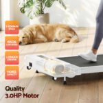 Everfit Treadmill Electric Walking Pad Incline Under Desk Home Gym 380mm White - Image 6