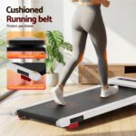 Everfit Treadmill Electric Walking Pad Incline Under Desk Home Gym 380mm White - Image 7