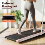 Everfit 2 in 1 Treadmill Electric Walking Pad Under Desk Home Gym Fitness 380mm Pink - Image 8
