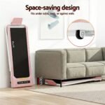 Everfit 2 in 1 Treadmill Electric Walking Pad Under Desk Home Gym Fitness 380mm Pink - Image 9