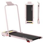 Everfit Treadmill Electric Walking Pad Incline Under Desk 380mm Pink - Image 3
