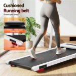 Everfit Treadmill Electric Walking Pad Incline Under Desk 380mm White - Image 9