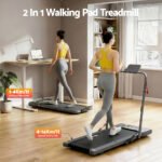 Everfit Treadmill Electric Walking Pad Under Desk Home Gym Fitness 400mm Grey - Image 3