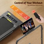 Everfit Treadmill Electric Walking Pad Under Desk Home Gym Fitness 400mm Grey - Image 6