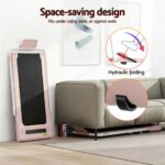 Everfit Treadmill Electric Walking Pad Under Desk Home Gym Fitness 400mm Pink - Image 9