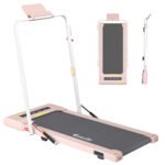 Everfit Treadmill Electric Walking Pad Under Desk Home Gym Fitness 400mm Pink - Image 10