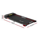Everfit Treadmill Electric Walking Pad with Incline Under Desk Home Gym Black - Image 10