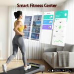 Everfit Treadmill Electric Walking Pad with Incline Under Desk Home Gym Grey - Image 3
