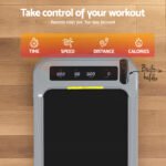 Everfit Treadmill Electric Walking Pad with Incline Under Desk Home Gym Grey - Image 5
