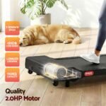 Everfit 2 in 1 Treadmill Electric Walking Pad Under Desk Home Gym Fitness 400mm Black - Image 6