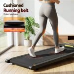 Everfit 2 in 1 Treadmill Electric Walking Pad Under Desk Home Gym Fitness 400mm Black - Image 7