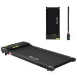 Everfit 2 in 1 Treadmill Electric Walking Pad Under Desk Home Gym Fitness 400mm Black - Image 10