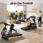 Everfit Treadmill Electric Home Gym Fitness Exercise Machine w/ Massager 480mm - Image 2