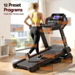 Everfit Treadmill Electric Auto Incline Home Gym Fitness Exercise Machine 490mm - Image 4