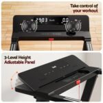 Everfit Treadmill Electric Home Gym Fitness Exercise Fully Foldable 450mm Black - Image 6