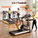 Everfit Treadmill Electric Home Gym Fitness Exercise Machine w/ Massager 450mm - Image 3