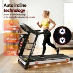 Everfit Treadmill Electric Home Gym Fitness Exercise Machine w/ Massager 450mm - Image 4