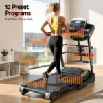 Everfit Treadmill Electric Home Gym Fitness Exercise Machine w/ Massager 480mm - Image 5