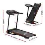 Everfit Treadmill Electric Home Gym Fitness Exercise Equipment Incline 390mm - Image 2