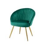 Artiss Armchair Velvet Green Eloise - Image 2