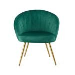 Artiss Armchair Velvet Green Eloise - Image 4