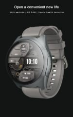 2-in-1 Smartwatch /Earphones & Charging Dock | 4GB MP3, Health Tracker | Titanium Grey | World's First Patented - Image 4