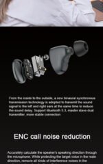 2-in-1 Smartwatch /Earphones & Charging Dock | 4GB MP3, Health Tracker | Titanium Grey | World's First Patented - Image 8