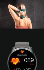2-in-1 Smartwatch /Earphones & Charging Dock | 4GB MP3, Health Tracker | Titanium Grey | World's First Patented - Image 12