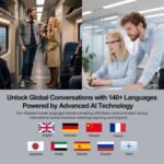 AI Smart Translation Glasses: 110+ Languages, Photochromic Lenses, Bluetooth - Ideal for Travel, Business & Daily Useï¼ˆblackï¼‰ - Image 3