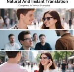 AI Smart Translation Glasses: 110+ Languages, Photochromic Lenses, Bluetooth - Ideal for Travel, Business & Daily Useï¼ˆblackï¼‰ - Image 5