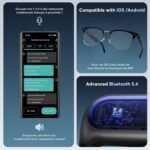 AI Smart Translation Glasses: 110+ Languages, Photochromic Lenses, Bluetooth - Ideal for Travel, Business & Daily Useï¼ˆblackï¼‰ - Image 6