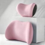 Christmas gift Car Headrest & Lumbar Support Set, Ergonomic Plush Cushion for Driver & Passenger, Comfort & Spine Protection for Long Drivesï¼ˆblackï¼‰ - Image 7