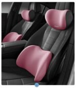 Christmas gift Car Headrest & Lumbar Support Set, Ergonomic Plush Cushion for Driver & Passenger, Comfort & Spine Protection for Long Drivesï¼ˆblackï¼‰ - Image 11