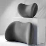Christmas gift Car Headrest & Lumbar Support Set, Ergonomic Plush Cushion for Driver & Passenger, Comfort & Spine Protection for Long Drivesï¼ˆpinkï¼‰ - Image 7