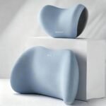 Christmas gift Car Headrest & Lumbar Support Set, Ergonomic Plush Cushion for Driver & Passenger, Comfort & Spine Protection for Long Drivesï¼ˆpinkï¼‰ - Image 8